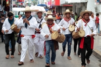 Sábado 16 de noviembre del 2019. Tuxtla Gutiérrez. Los músicos tradicionalistas de la comunidad Zoque se reúnen para la conmemoración de Santa Cecilia