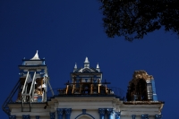 Miércoles 15 de noviembre del 2017. San Cristóbal de las Casas. Las Iglesias permanecen resguardadas por los especialistas del INAH quienes preparan su reconstrucción entre otros edificios coloniales dañados por el sismo del 7 de Septiembre en Chiapas