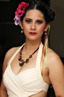 Miércoles 10 de septiembre del 2014. Tuxtla Gutiérrez. Presentación de las bellas modelos durante la pasarela de modas (Cristian Lay) esta tarde en un conocido hotel del poniente de la ciudad.