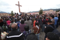 Lunes 2 de julio del 2012. San Cristóbal de las Casas, Chiapas. El movimiento #132-SCLC se reúne en la plaza de la paz para llamar a las jornadas en contra del fraude electoral.