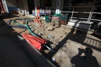 Lunes 2 de abril del 2012. Comerciantes protestan en la Segunda Oriente.