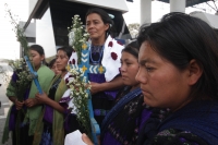 Jueves 19 de marzo del 2015. Chiapa de Corzo. Los Sembradores de la Paz se presentan como el nuevo Concejo de Pacificación al interior de la Sociedad Civil Las Abejas, quienes replantean su estructura social y de acciones al tomar la caseta de cobro de la