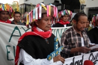 Jueves 19 de marzo del 2015. Chiapa de Corzo. Los Sembradores de la Paz se presentan como el nuevo Concejo de Pacificación al interior de la Sociedad Civil Las Abejas, quienes replantean su estructura social y de acciones al tomar la caseta de cobro de la