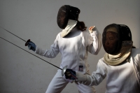 Jueves 7 de abril del 2016. Tuxtla Gutiérrez. Practicando con el equipo de esgrima chiapaneco. Jueves 7 de abril del 2016. Tuxtla Gutiérrez. Practicando con el equipo de esgrima chiapaneco.