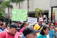 Martes 25 de junio del 2019. Tuxtla Gutiérrez. Sindicalistas del estado de Chiapas se manifiestan este medio dÃa en la plaza central de la ciudad Martes 25 de junio del 2019. Tuxtla Gutiérrez. Sindicalistas del estado de Chiapas se manifiestan este medio dÃa en la plaza central de la ciudad