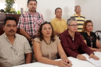 Miércoles 11 de marzo del 2015. Tuxtla Gutiérrez. El conflicto al interior del Sindicato de Trabajadores de Base del Gobierno de Chiapas se mantiene después de dos años afectando a los trabajadores del estado por lo que el Comité Central Ejecutivo Sindica