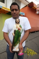 Lunes 28 de octubre del 2013. Tuxtla Gutiérrez. Las Festividades patronales de San Judas Tadeo en la Colonia del Valle en el oriente norte de esta ciudad.