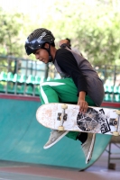 Martes 28 de noviembre del 2017. Tuxtla Gutiérrez. Los jóvenes participan en las categorí­as de Skateboarding que se lleva a cabo dentro de Los Juegos Populares Nacionales esta mañana en Caña Hueca.