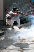 Martes 29 de septiembre del 2020. Tuxtla Gutiérrez. Durante el recorrido ritual de la comunidad zoque en la Danza de San Miguel