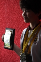 Miércoles 14 de junio del 2017. Tuxtla Gutiérrez. Sofía Ingigerth  Cañas Urbina del tercer año de secundaria de la escuela Belisario Domínguez Plasencia de Ocosocuaulta de Espinosa, primer lugar de las olimpiada nacional de matemáticas representará a Méxi