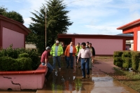 Martes 31 de agosto. San Cristóbal de las Casas. Las afectaciones por encharcamiento en varias colonias de la ciudad de San Cristóbal de las Casas provoco la movilización de las autoridades de Protección Civil.