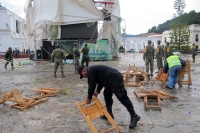 Foto/Miradasur. Domingo 15 de junio del 2014. San Crist´bal de las Casas. Un tornado golpeo el centro histórico de esta ciudad dejando algunas afectaciones en tejados de algunas construcciones asà como la pantalla instalada para el mundial de fut bol. Foto/Miradasur. Domingo 15 de junio del 2014. San Crist´bal de las Casas. Un tornado golpeo el centro histórico de esta ciudad dejando algunas afectaciones en tejados de algunas construcciones asà como la pantalla instalada para el mundial de fut bol.