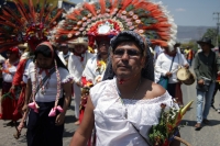 20230326. Tuxtla. Inicia el recorrido de regreso de las Virgenes de Copoya.