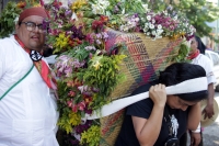 20230326. Tuxtla. Inicia el recorrido de regreso de las Virgenes de Copoya.