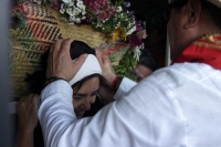 20230326. Tuxtla. Inicia el recorrido de regreso de las Virgenes de Copoya.