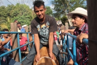 Sábado 31 de marzo del 2018. Suchiapa. El jaripeo rio da fin a las actividades de Semana Santa dando espacio al esparcimiento en las orillas de rio de esta comunidad chiapaneca.