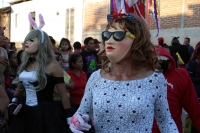 Martes 22 de enero del 2019. Suchiapa. Los diferentes personajes de la festividad de San Sebastián continúan con los recorridos tradicionales en el pueblo surimbo