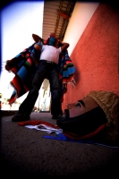 Lunes 18 de enero. Suchiapa. Los Parachicos de la comunidad de Suchiapa bailan y cantan en las calles visitando las casas de las personas que conservan las tradiciones de esta localidad y con la participación de la Cofradía de los Parachicos, quienes orga