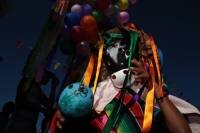 Martes 22 de enero del 2019. Suchiapa. Los diferentes personajes de la festividad de San Sebastián continúan con los recorridos tradicionales en el pueblo surimbo