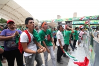 Domingo 29 de junio del 2014. Tuxtla Gutiérrez. A pesar de la derrota, sufriendo y disfrutando. (Secuencia durante la transmisión del partido entre México Y Holanda).