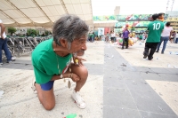 Domingo 29 de junio del 2014. Tuxtla Gutiérrez. A pesar de la derrota, sufriendo. (En el partido México-Holanda).