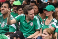 Domingo 29 de junio del 2014. Tuxtla Gutiérrez. A pesar de la derrota, sufriendo y disfrutando. (Secuencia de Manuel Velazco, gobernador de Chiapas durante la transmisión del partido entre México Y Holanda).
