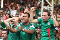 Domingo 29 de junio del 2014. Tuxtla Gutiérrez. A pesar de la derrota, sufriendo y disfrutando. (Secuencia de Manuel Velazco, gobernador de Chiapas durante la transmisión del partido entre México Y Holanda).