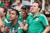 Domingo 29 de junio del 2014. Tuxtla Gutiérrez. A pesar de la derrota, sufriendo y disfrutando. (Secuencia de Manuel Velazco, gobernador de Chiapas durante la transmisión del partido entre México Y Holanda).