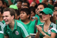 Domingo 29 de junio del 2014. Tuxtla Gutiérrez. A pesar de la derrota, sufriendo y disfrutando. (Secuencia de Manuel Velazco, gobernador de Chiapas durante la transmisión del partido entre México Y Holanda).