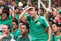 Domingo 29 de junio del 2014. Tuxtla Gutiérrez. A pesar de la derrota, sufriendo y disfrutando. (Secuencia de Manuel Velazco, gobernador de Chiapas durante la transmisión del partido entre México Y Holanda).