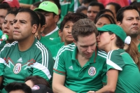 Domingo 29 de junio del 2014. Tuxtla Gutiérrez. A pesar de la derrota, sufriendo y disfrutando. (Secuencia de Manuel Velazco, gobernador de Chiapas durante la transmisión del partido entre México Y Holanda).