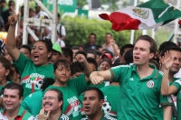 Domingo 29 de junio del 2014. Tuxtla Gutiérrez. A pesar de la derrota, sufriendo y disfrutando. (Secuencia de Manuel Velazco, gobernador de Chiapas durante la transmisión del partido entre México Y Holanda).