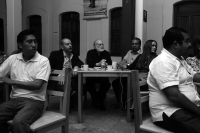 Miércoles 7 de febrero del 2018. Tuxtla Gutiérrez. Durante la presentación y lectura de la antologí­a poética Astilo coordinada por el maestro Oscar Olvia.