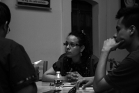 Miércoles 7 de febrero del 2018. Tuxtla Gutiérrez. Durante la presentación y lectura de la antologí­a poética Astilo coordinada por el maestro Oscar Olvia.