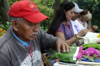 Domindo 13 de ocutbre del 2019. Tuxtla Gutiérrez. Durante los preparativos para la bajada de las Vírgenes de Copoya, cuenta de la Virgen del Rosario