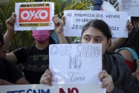 20230330. Tuxtla. Estudiantes del Tec Regional protestas despuÃ©s del accidente en el Laboratorio de QuÃ­mica donde una joven resultara con severas quemaduras