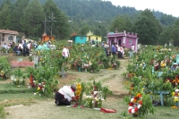 Jueves 1 de noviembre del 2012. Tenejapa, Chiapas.Foto/CH. IndÃgenas de los altos de Chiapas se reunen en los pasillos del edificio de la autoridad municipal de esta comunidad para presentar una muestra de altares indÃgenas en un intento de rescatar las t Jueves 1 de noviembre del 2012. Tenejapa, Chiapas.Foto/CH. IndÃgenas de los altos de Chiapas se reunen en los pasillos del edificio de la autoridad municipal de esta comunidad para presentar una muestra de altares indÃgenas en un intento de rescatar las t