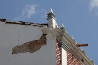 Sábado 9 de septiembre del 2017. Tuxtla Gutiérrez. Las huellas del fuerte temblor se observan en algunos de los edificios públicos y casas de los pueblos chiapanecos.