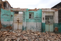 Sábado 9 de septiembre del 2017. Tuxtla Gutiérrez. Las huellas del fuerte temblor se observan en algunos de los edificios públicos y casas de los pueblos chiapanecos.