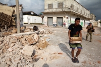 Sábado 9 de septiembre del 2017. Tuxtla Gutiérrez. Las huellas del fuerte temblor se observan en algunos de los edificios públicos y casas de los pueblos chiapanecos.