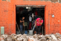 Sábado 9 de septiembre del 2017. Tuxtla Gutiérrez. Las huellas del fuerte temblor se observan en algunos de los edificios públicos y casas de los pueblos chiapanecos.