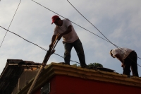 Sábado 9 de septiembre del 2017. Tuxtla Gutiérrez. Las huellas del fuerte temblor se observan en algunos de los edificios públicos y casas de los pueblos chiapanecos.