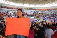 Sábado 18 de noviembre del 2017. Tuxtla Gutiérrez. Aspectos del Torneo Estatal de Tae Kwon Do Justicia Para Todos que se lleva a cabo esta mañana en las instalaciones de la Arena Metropolitana Jorge Cuesy