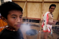 Especial/28 años de la explosión del Chichonal, El Espíritu de Nuestras Señora Humeante/Las nuevas generaciones formadas por jóvenes nacidos en la comunidad Nuevo Carmen Tonapak participan de las ceremonias tradicionales Zoques con la que los sobrevivient
