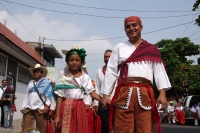 Viernes 3 de junio del 2016. Tuxtla Gutiérrez. La danza de las Espuelas. La danza de la Octava de Corpus o de las Espuelas o tonguy etzé reúne a las familias de la comunidad indígena Zoque de la depresión central de Chiapas quienes preservan la vestimenta