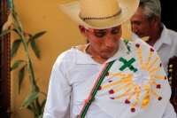 Jueves 7 de junio el 2018. Tuxtla Gutiérrez. Tonguy Etze, Baile de las Espuelas o La Octava de Corpus es una de las danzas tradicionales reconocidas dentro del complejo de festejos de la comunidad de la etnia zoque, en donde los participantes se reúnen 