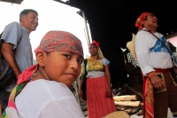 Jueves 7 de junio el 2018. Tuxtla Gutiérrez. Tonguy Etze, Baile de las Espuelas o La Octava de Corpus es una de las danzas tradicionales reconocidas dentro del complejo de festejos de la comunidad de la etnia zoque, en donde los participantes se reúnen 