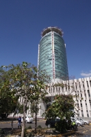 Miércoles 4 de enero. Aspectos de la Torre Chiapas, la cual se ubica en el oriente norte de la ciudad.