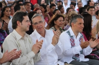 Miércoles 30 de marzo. Esta tarde se llevo a cabo la presentación de la fundación TV Azteca Chiapas con la participación de Esteban Moctezuma y Ricardo Salinas en la Torre Chiapas.
