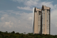 Jueves 2 de julio del 2020. Tuxtla Gutiérrez. Aspecto de las Torres en el paisaje en el oriente de la ciudad